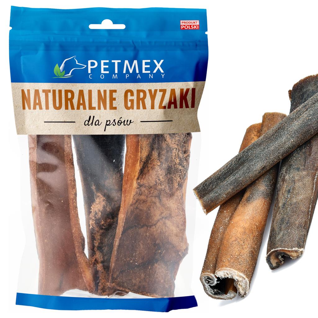 Przysmak, Naturalny Gryzak Dla Psa Suszona Skóra Jelenia 15Cm Petmex 100G