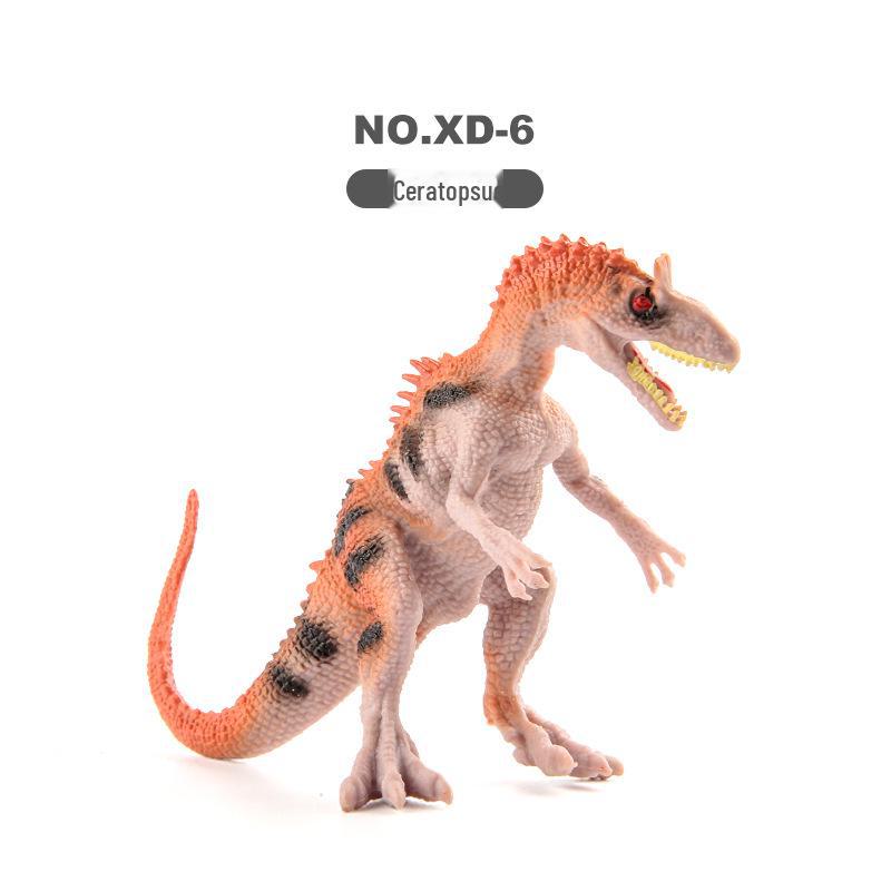 Children's Dinosaur & Animal Figurine Set: Mini Solid Models of Triceratops, Velociraptor, and More