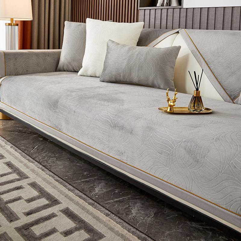 Light Luxury Sofa Seat Cushion Nordic Modern Sofa Cover Cloth Back Towel Four Seasons Universal Non-Slip Seat Cushion