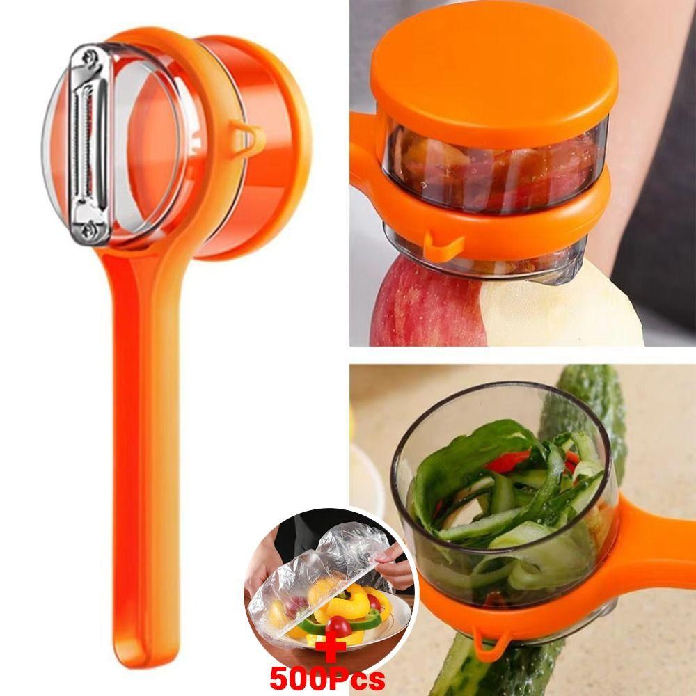 Manual Vegetables Peeling Tool Fruit Peeler with Storage Box  Potatoes Cucumber
