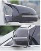 Compatible with BMW 5 Series F10 LCI Late Model, Left or Right-Hand Drive, Glossy Black Carbon Fiber Rearview Mirror Cover.