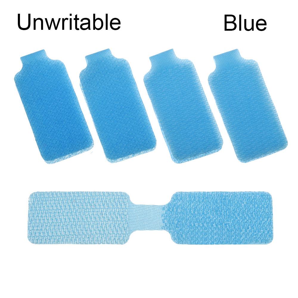 5pcs Writable Nylon Cable Labels Colorful Adhesive Wire Labels Electrical Cables Organize Tie Cord Identification Cord Protector