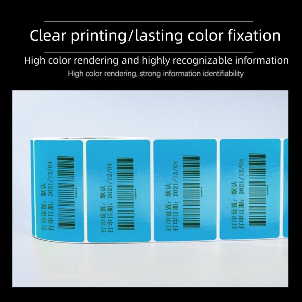 500/800PCS Multicolor Self-adhesive Label 40*30mm 40*60mm Label Sticker Thermal Paper Supermarket