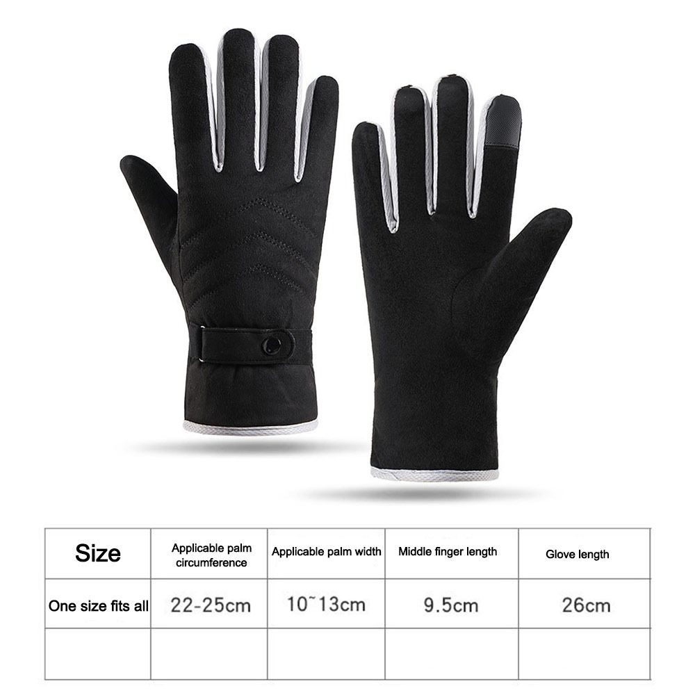 Warm Winter Gloves Touchscreen Thickened Thermal Gloves Fashion Cycling Gloves for Men