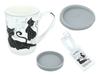 Kubek Porcelanowy Do Kawy Herbaty Travelling Cats Ateny Koty Carmani