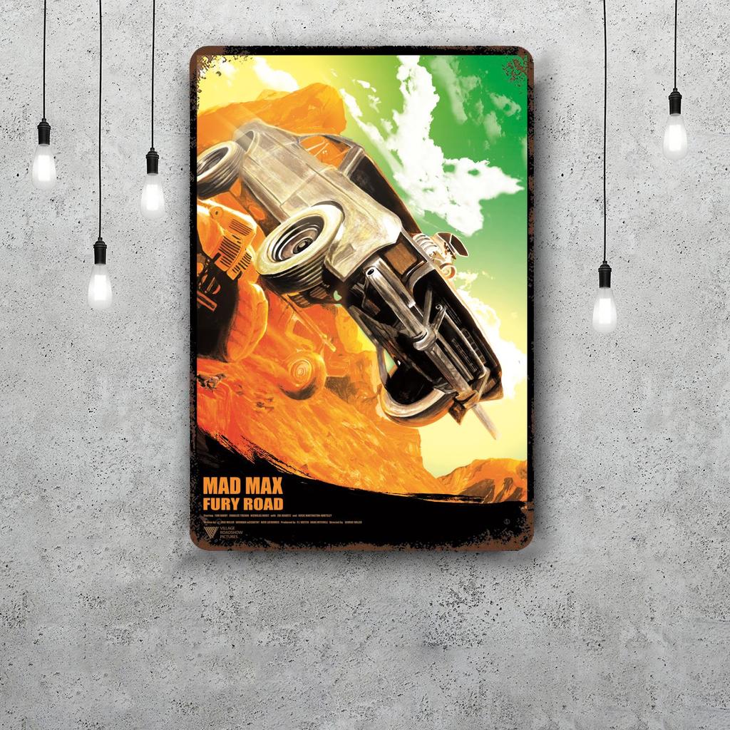 Mad Max Classic Poster Rusty Metal Plaque Retro Decorative Plate Bar Man Cave Garage Club Metal Sign Wall Decoration