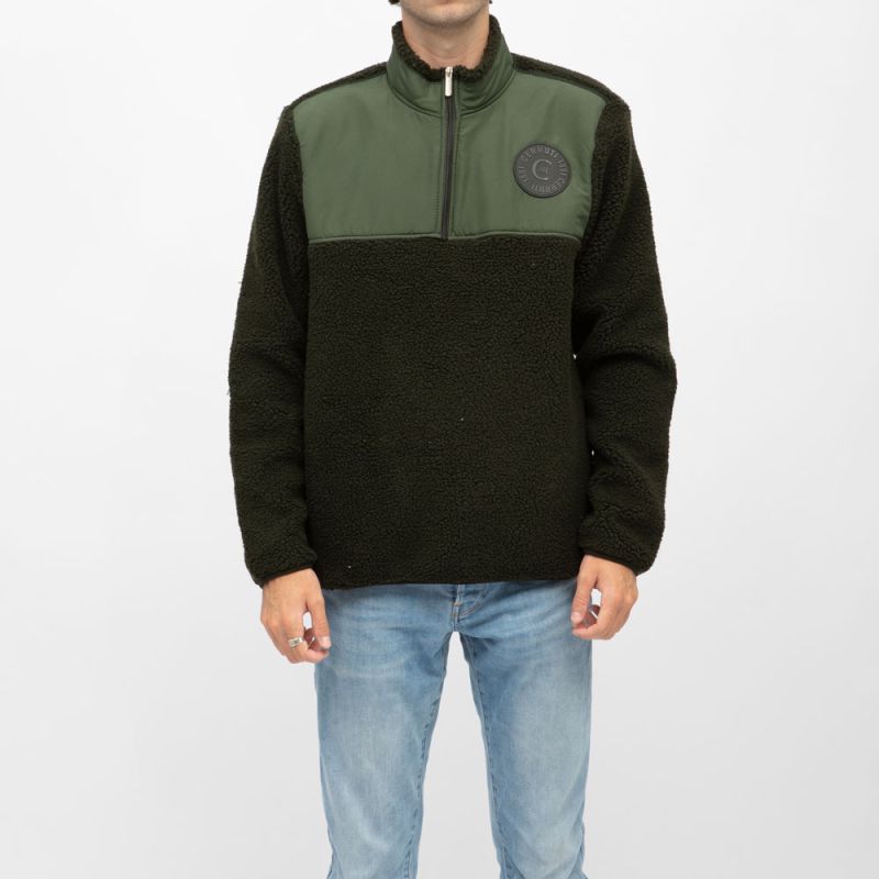 Gilet sherpa frontignan semi zippé Homme CERRUTI