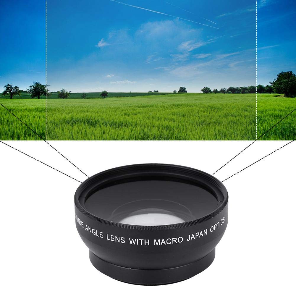 VBESTLIFE Universal High-Definition 0.45X Wide-Angle Lens with Macro Conversion, Waterproof, and Storage Bag Included, External Camera Lens