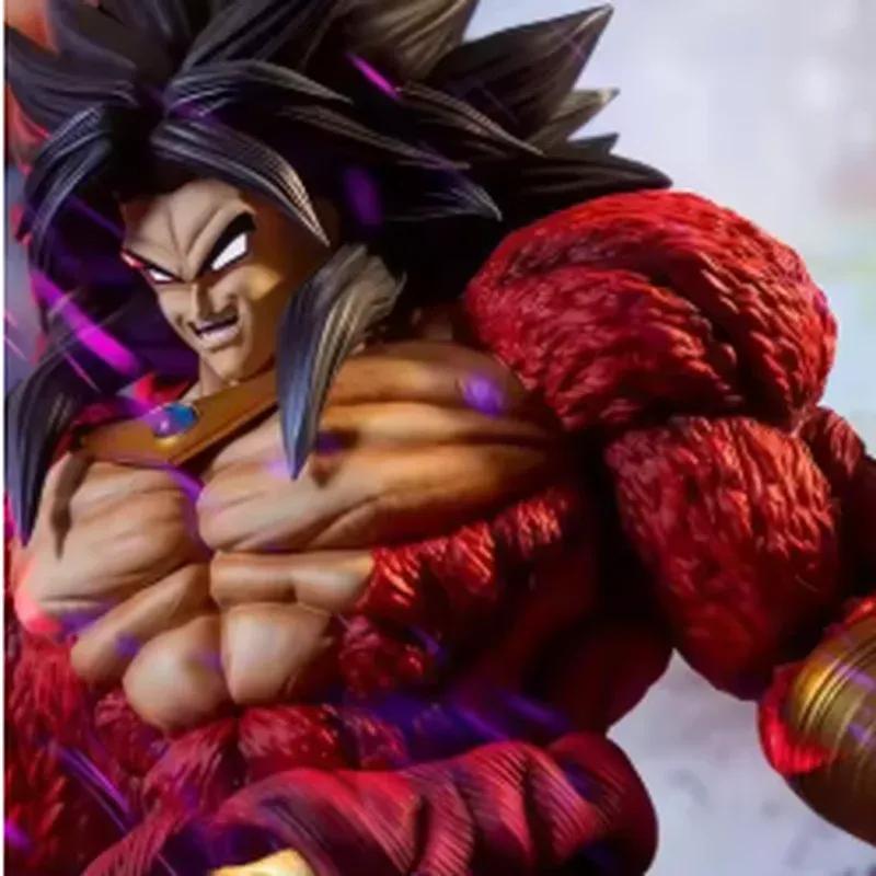 New 30cm Dragon Ball Broli Anime Figure Super Saiyan 4 Broly Figures Statue Collection Model Desk Decoration Christmas Gifts