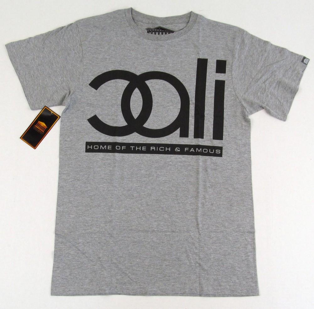 GODS & GENERALS CALI FAMOUS T-shirt Urban Streetwear Tee Adult Men Gray NWT Unisex T-Shirt S