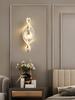 Luxury LED Modern Acrylic Gold/Black Wall Sconce,Hallways,Bedroom Night light,Outdoor Interior lighting Wall lamp Home decor