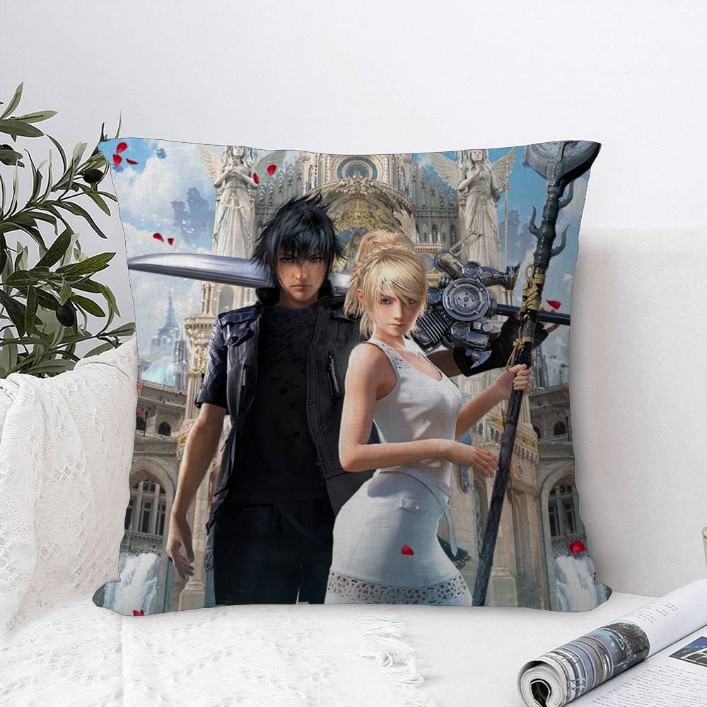 Game F-Final-F-Fantasy Cushion Cover Decorative Pillow Sofa Home Decor Case Pillow Cases