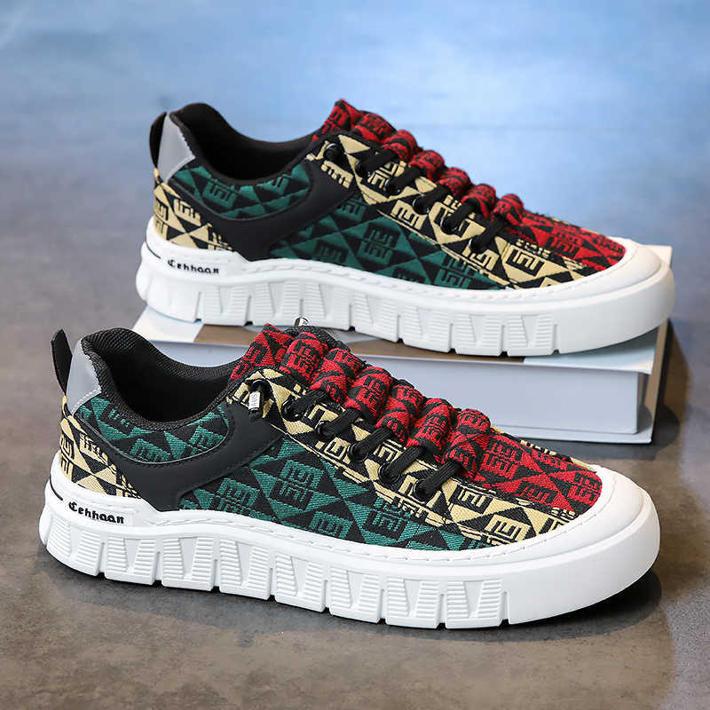 Fashion Big Sole Round Toe Sneakers 47 Woven Man's Luxury Mint Green Shoes Sports Girl Snow Boots Advanced New Year's Character