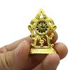 1:12 Miniature Golden Clock Dollhouse Diy Doll House Decor Accessories