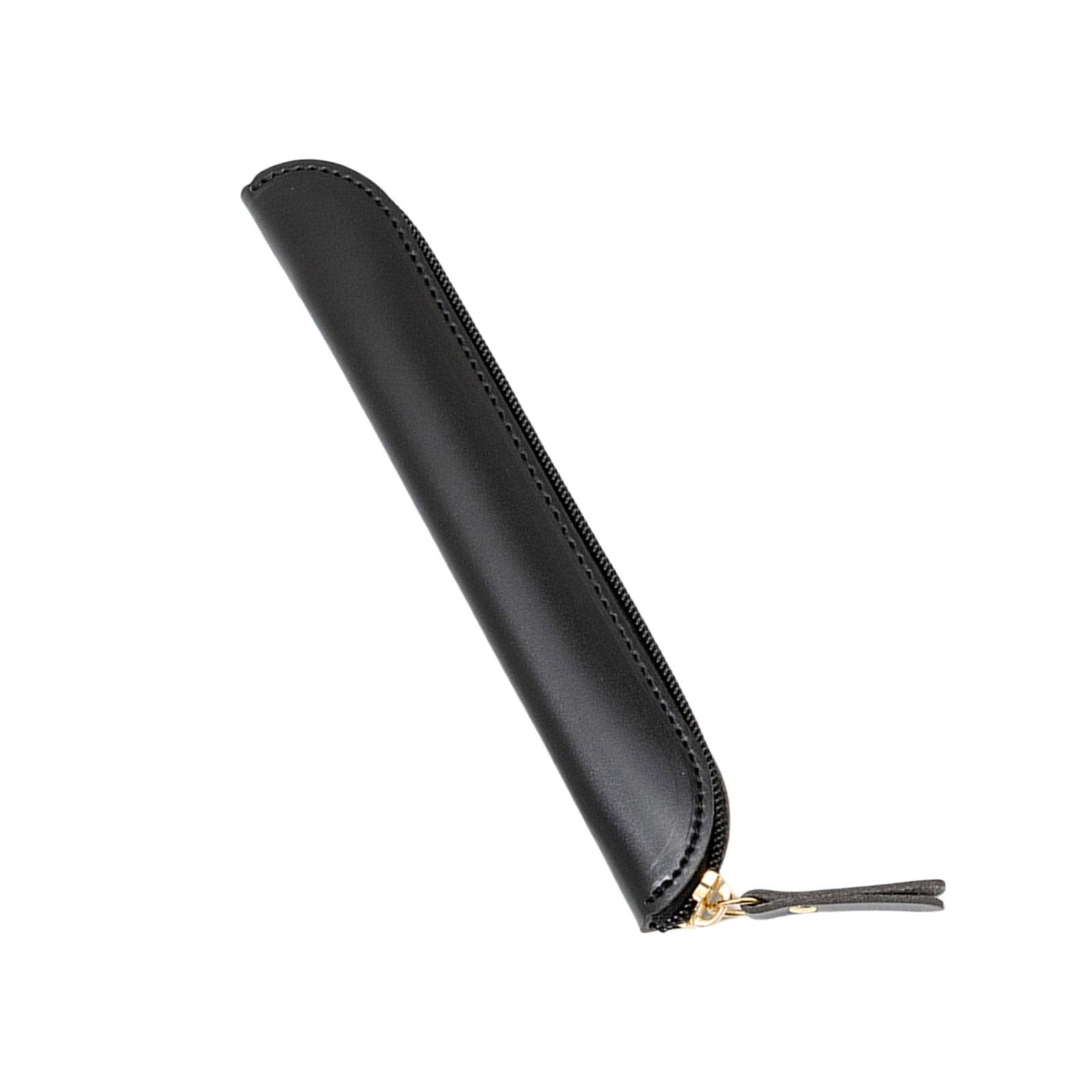 

Чехол для ручки из искусственной кожи, чехол для перьевой ручки, защитный чехол, упаковка для шариковой ручки, сумка для хранения ручек чёрный