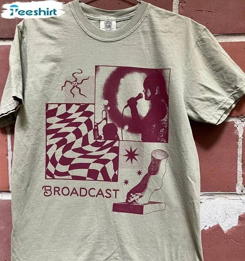 

Broadcast Band Rock short sleeve sand color shirt Men Women S-5XL Unisex T-Shirt S