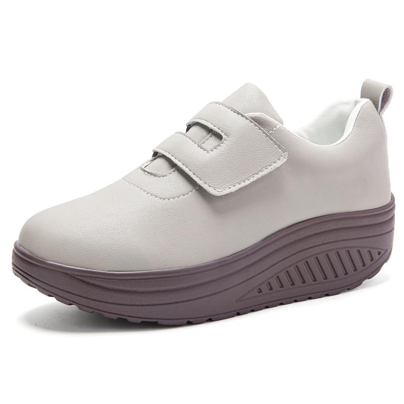Women Loafers Platform Chunky Lady Summer Casual Black Office Lady Thick Sole Height Increase Shake Shoes