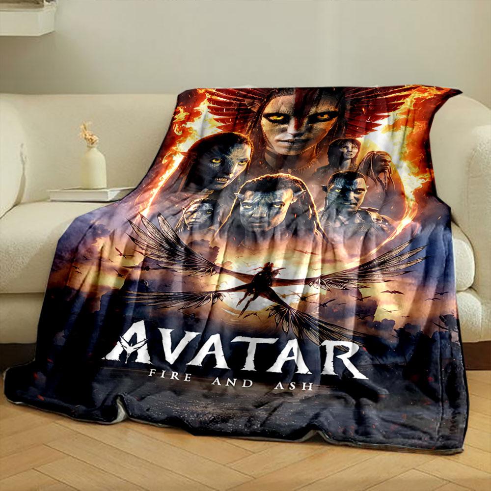 Fiery Wings, Orange Flames, Flying Figures, Dramatic and Atmospheric Scene. for All Seasons Blanket Lunch Break Throw Gift