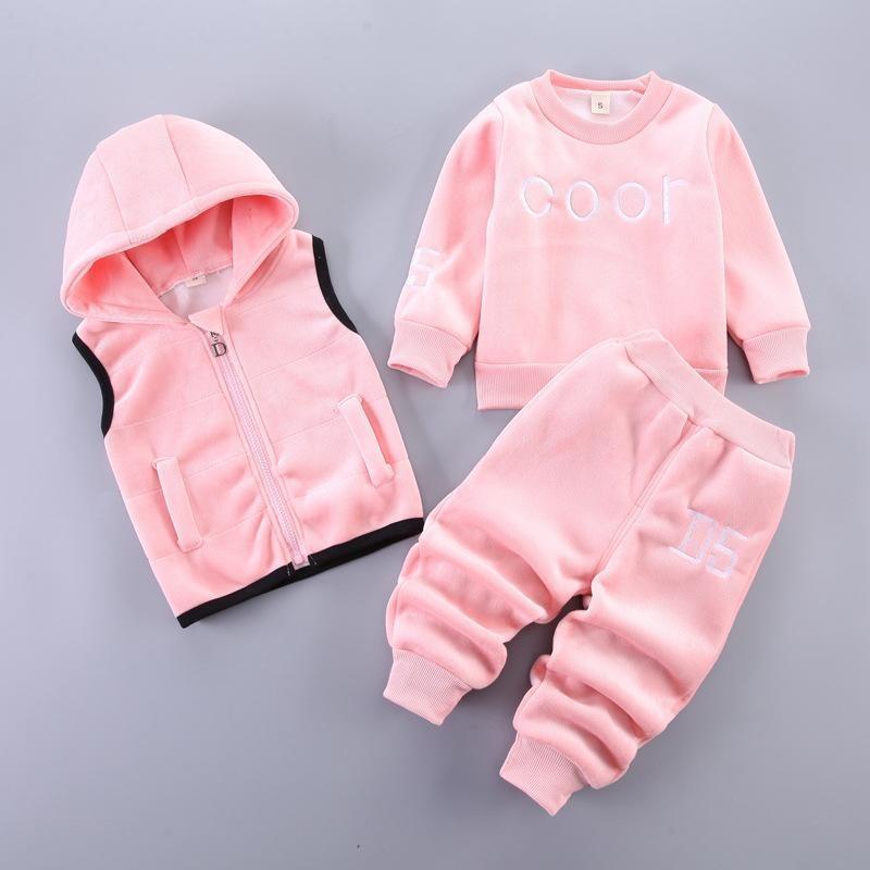 Autumn Baby Girls Clothes Hoodie+Pant Outfit Kids Costume Suit Infant Clothing for Baby Warm Sets
