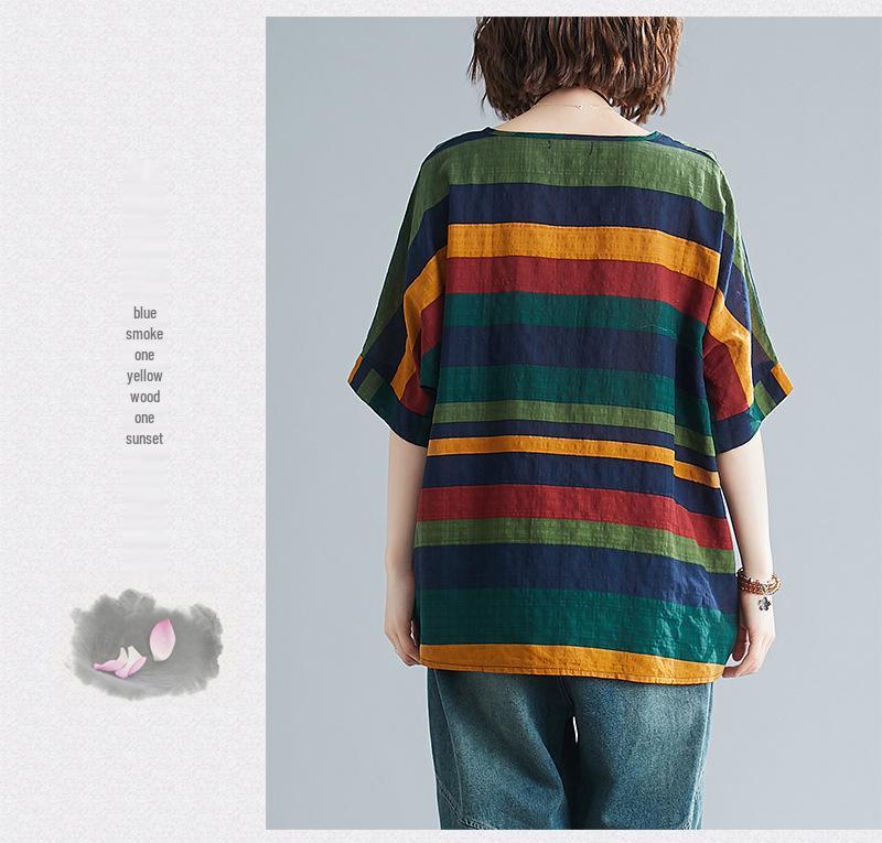 2020 Sommer Übergröße Lockerer Fledermausärmel Top