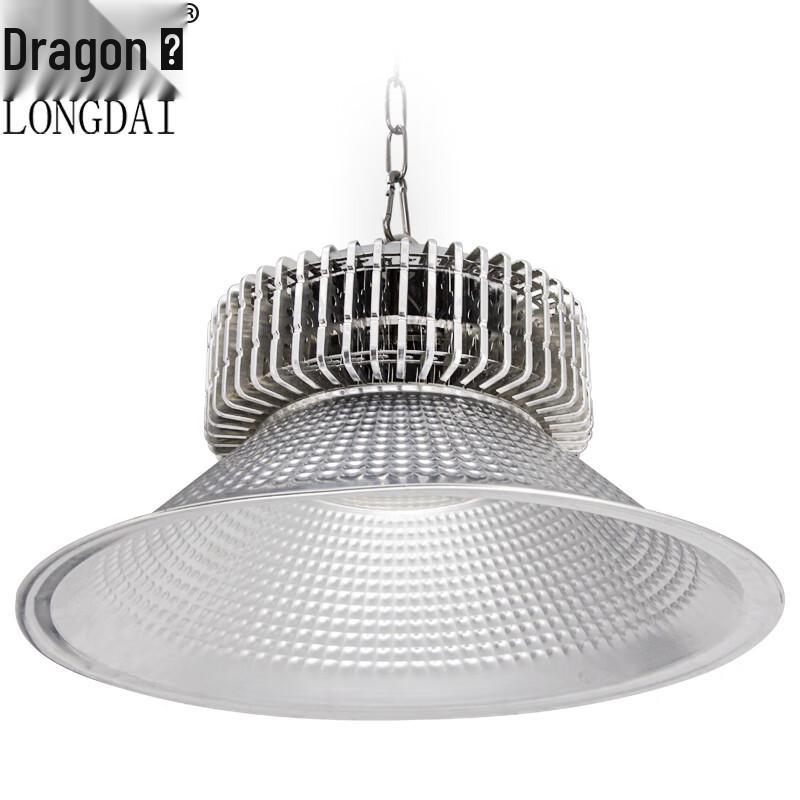 Longdai LED Fin Industrial High Bay Light Hanging Chain & Ceiling Mount Kit