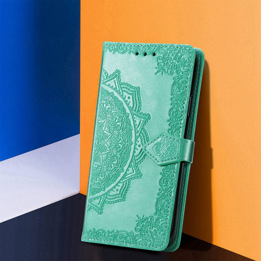 Foral Book Leather Wallet Flip Case For Xiaomi 14T 11T 13T Redmi 14C 13C 9C Note 15 14 10 11 12 13 Pro 5G 9 14S 10S 11S Poco M6 C75 F7 X7 X6 C65 Cover