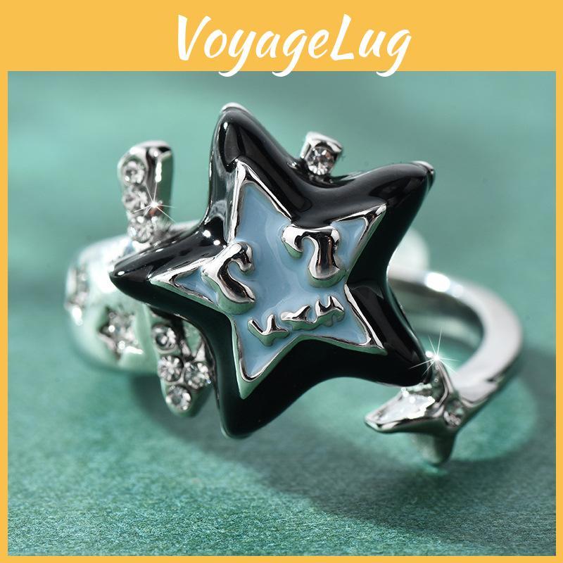 Stunning Geometric Lucky Star Spinner Pendant Necklace In Stylish Titanium Steel Design