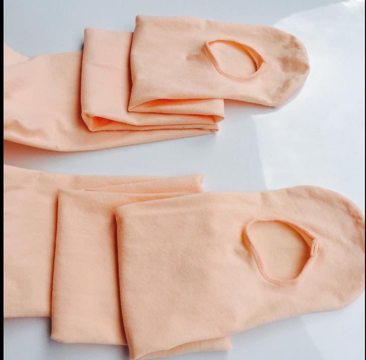 Colanți de balet albi 60D pentru copii pentru practică și examene - Leggings profesioniști din catifea.