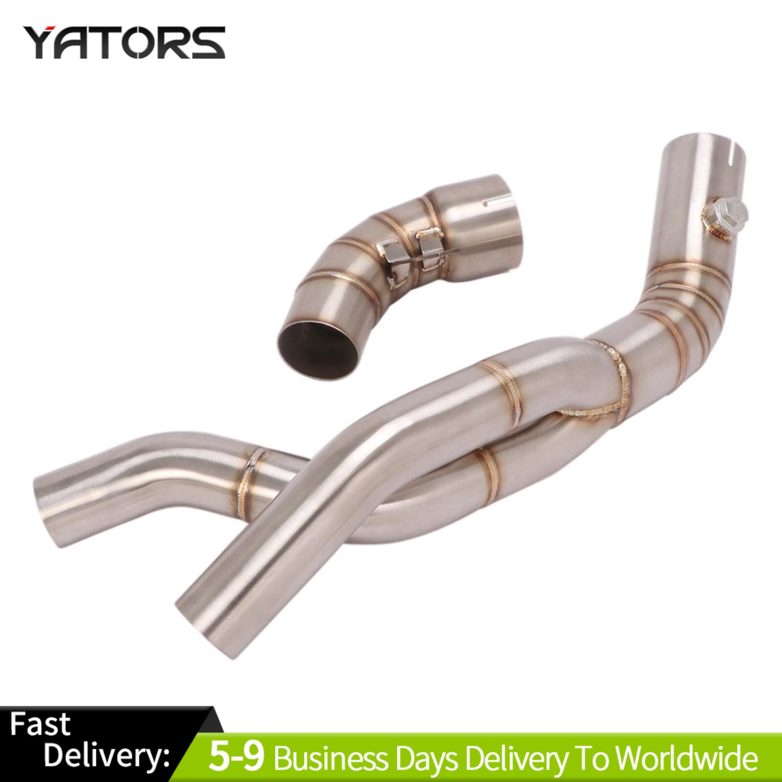 Motorcycle Mid Exhaust Link Pipe For Yamaha R1 YZF-R1 2007-2008 Exhaust Systems Exhausts Pipes