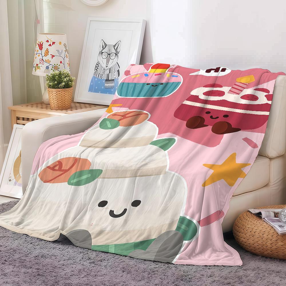 

Brands J-Jellycat Cartoon Cute Blanket Warm And Soft Suitable For Bedroom Living Room Sofa Bed Office Travel Camping 30x40in
