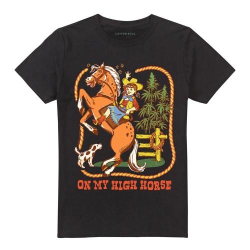 Steven Rhodes Unisex Adult On My High Horse T-Shirt