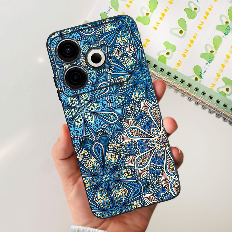 For Tecno Pova 6 Neo Phone Case Pova6 Neo 4G 2024 Elegant Printing Soft Silicone TPU Cases