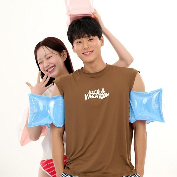 Week Nine Glow Arm Ring, Cream, 2p, Korean Water Fun Items