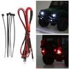 RC Headlight Taillight Kit 2 White and 2 Red LED Lights RC Car Front and Rear Lights for Traxxas TRX4M 1/18 RC Crawler