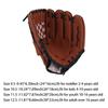 Woman Leather Outdoor Sport Baseball Glove Softball Glove 9.5/10.5/11.5/12.5 Baseball Train Glove