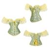 Women's Gothc Sexy Lingerie with Adjustable Belt Elegant Top Bustier Lace Corset Fashion Lace Bustier