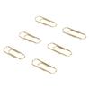 1.1in 100pcs Paper Clips Rust Prevention Increased Slip Resistance Portable Metallic Paper Clips for   Daily Use
