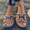 Summer Fashion New Color-Block Casual Slippers