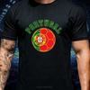 Portugal Champion Soccer T Shirt Unisex Unisex Vintage Football National Flag Emblem Print Cotton Fan Casual Short Sleeve Tee