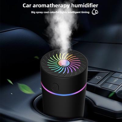 350mL Smart Car Diffuser Humidifier Auto Air Purifier Aromo Air Freshener with Colorful Lamp For Car Aroma Aromatherapy Diffuser