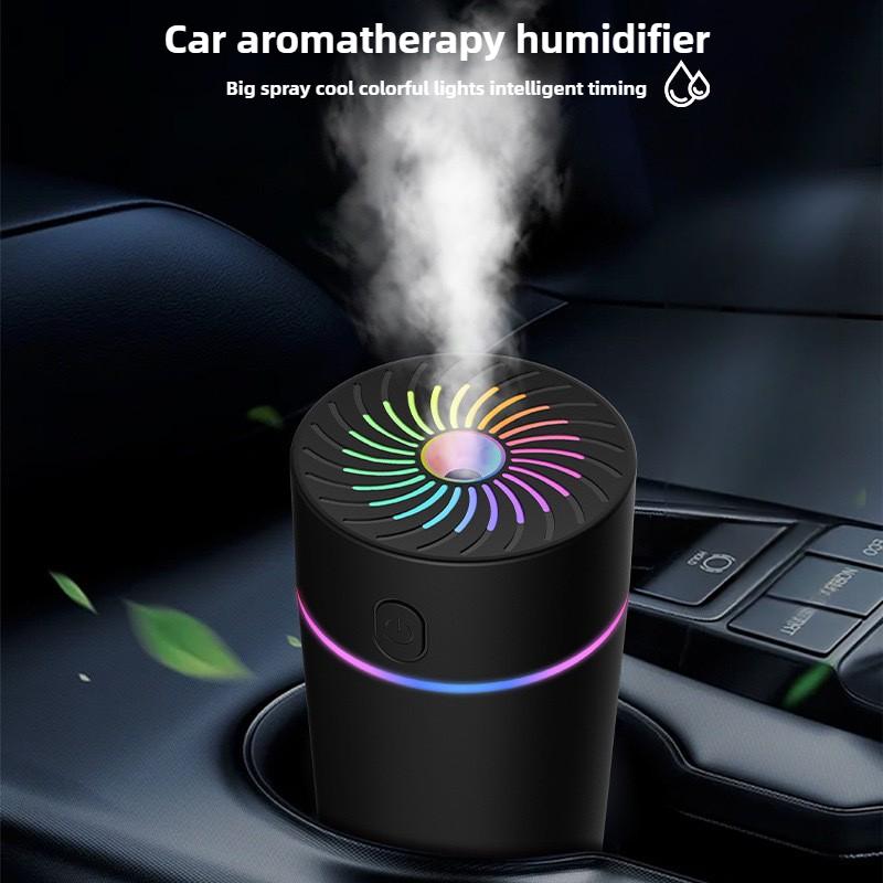 350mL Smart Car Diffuser Humidifier Auto Air Purifier Aromo Air Freshener with Colorful Lamp For Car Aroma Aromatherapy Diffuser