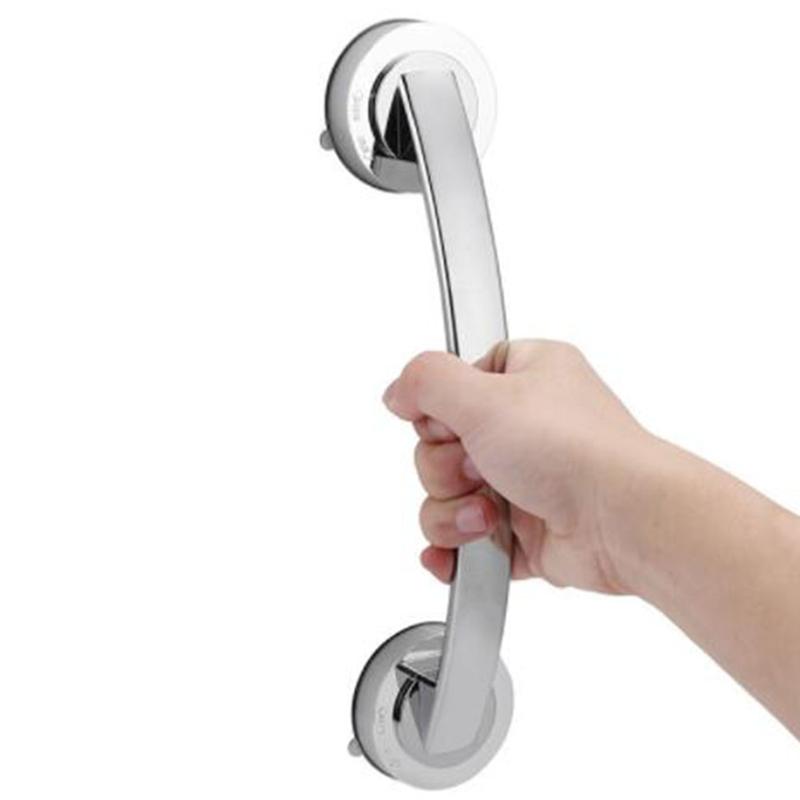 Powerful Suction Cup Armrest Wall Mounted Bathroom Bathtub Handrail Safety Grab Bar For Old People Bathroom Handle Armrest