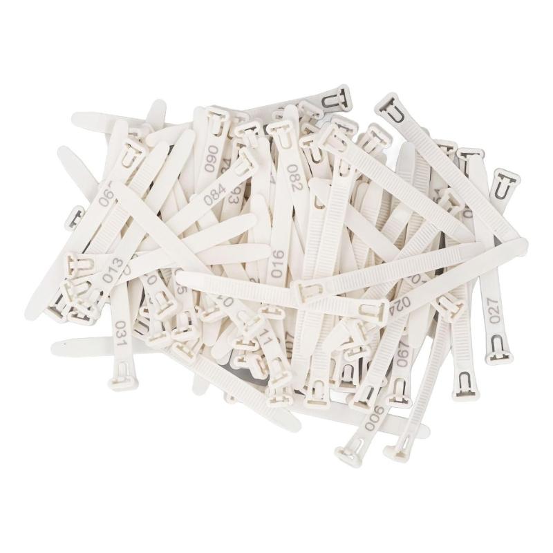 Numbered Poultry Leg Bands for Chicken Duck Identification and Farm Management Durable Plastic Reusable Leg Rings