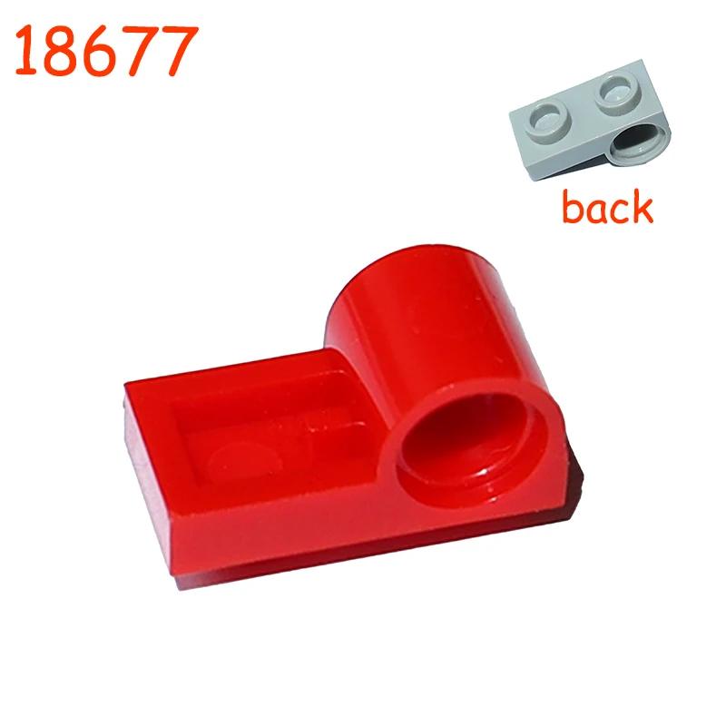 1x2 featuring Pin Hole on Bottom Construction Bricks Blocks 18677 Plate Modified High-Tech Parts Works With Learning DO IT YOURSELF Playthings