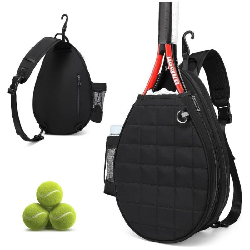 Schouder Sport Racket Rugzak, Grote Capaciteit Reizen Multi-compartiment Opbergtas met Apart Schoenencompartiment