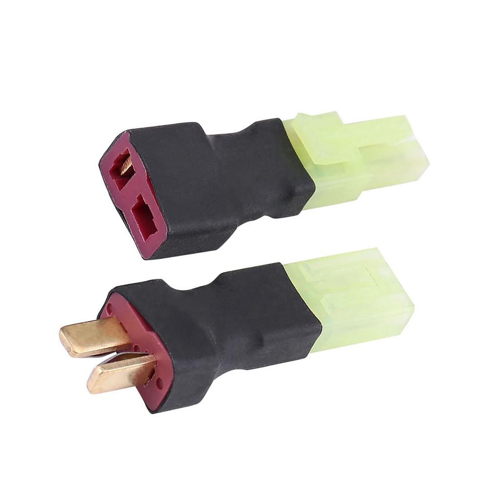 2Pcs Set Wireless T Plug Male Female To Mini Female Male Connector Adapter