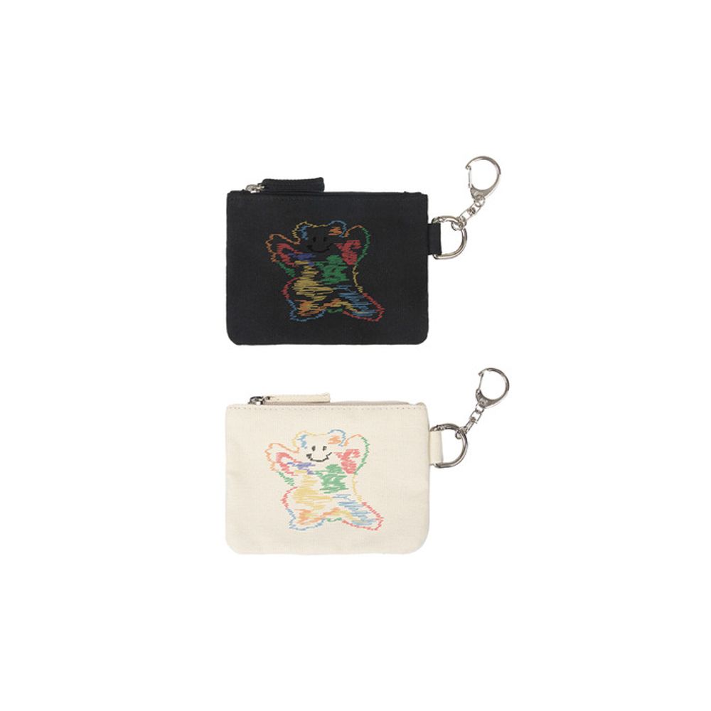 GRAVER [UNISEX] Bear Keyring Card Wallet Keyring