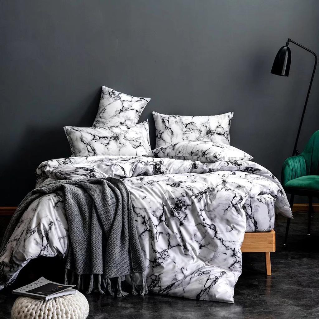 Traditional Printed Pillowcase Quilt Cover Two Or Three-Piece Set Is Available