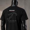 Misano Italian Flag Circuit Tričko Motorsportový Dárek Tričko Pro Fanoušky Závodních Okruhů F1 Tričko dárek pro něj Oversized tričko Závodní auto Narozeniny Závodění