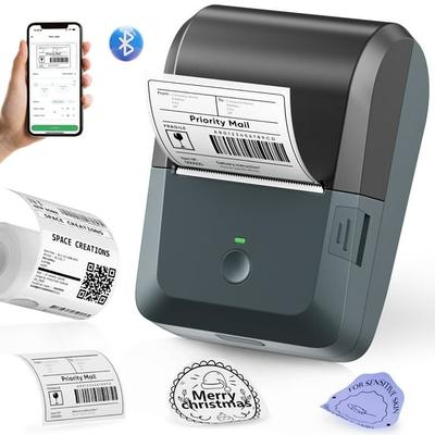 Label Printer Thermal, Bluetooth Label Machine